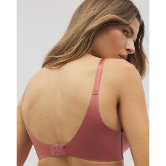 Soma Vanishing 360 Perfect Coverage Bra Womens Size 36DDD Clay Rose No Wire Sexy - Picture 2 of 8